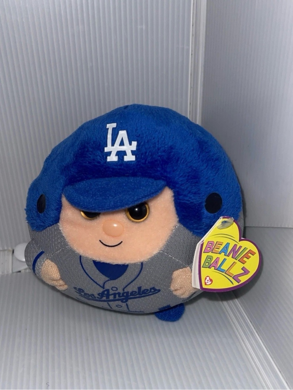 Los Angeles Dodgers MLB baseball 4.5" TY Beanie Ballz 2013 NWT